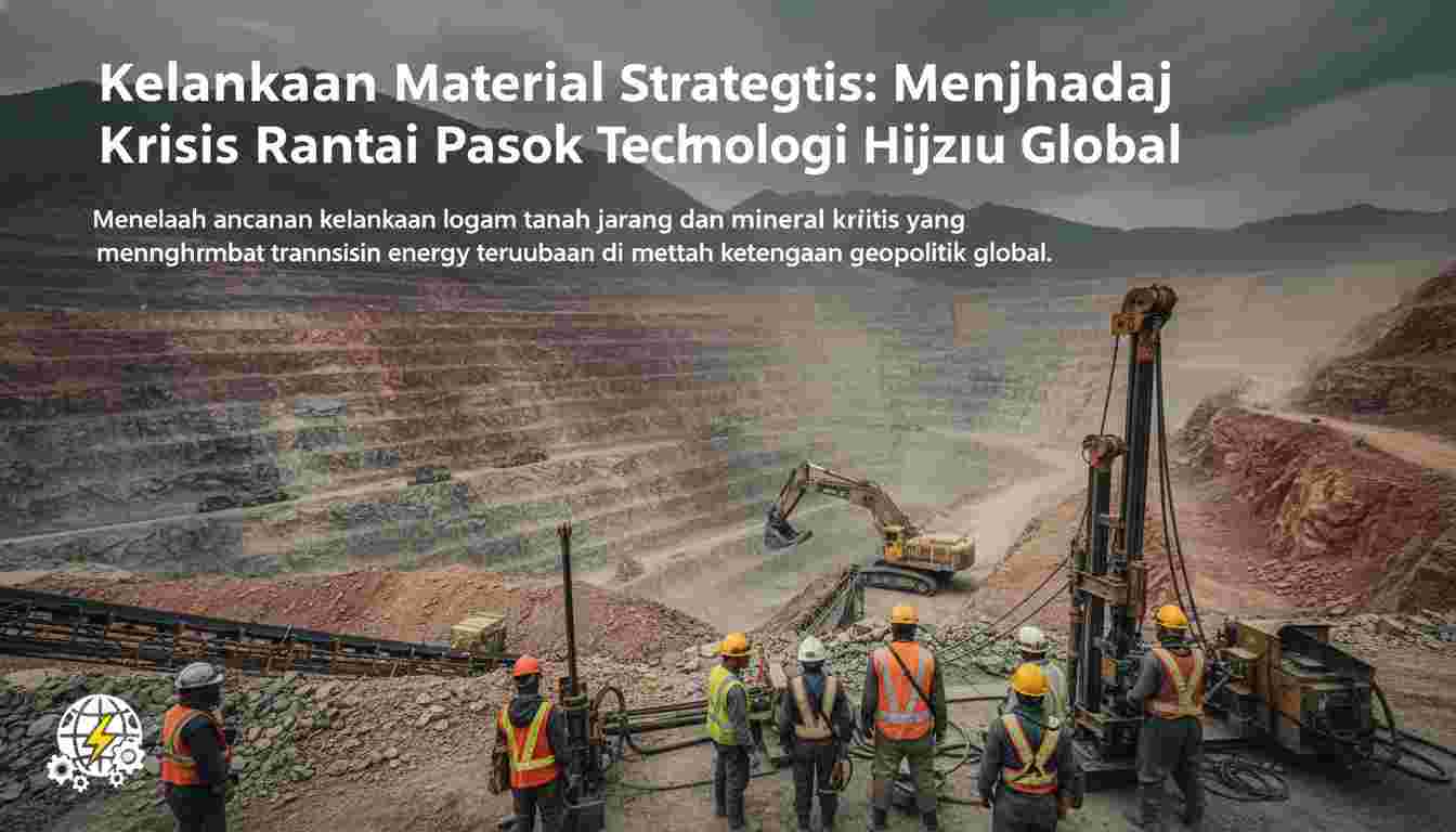 Kelangkaan Material Strategis: Menghadapi Krisis Rantai Pasok Teknologi Hijau Global