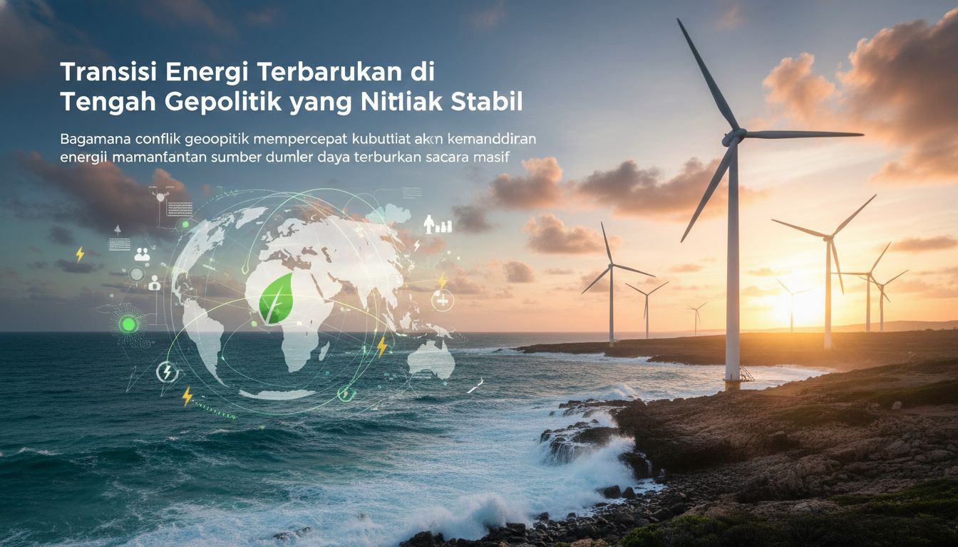 Transisi Energi Terbarukan di Tengah Geopolitik yang Tidak Stabil